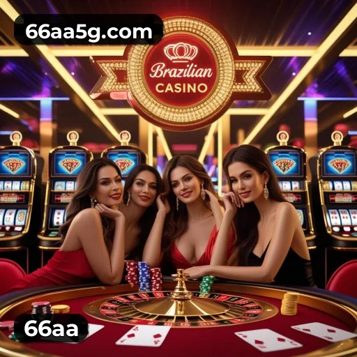 App 66aa para iOS e Android — interface mobile, login biométrico e PIX integrado